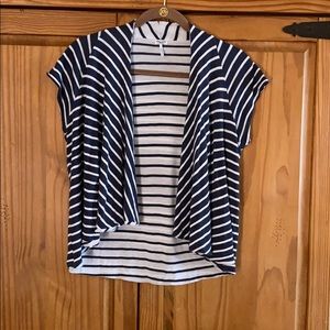 Splendid Reversible Striped Cardigan